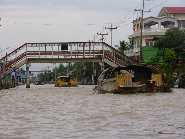 barges on canal